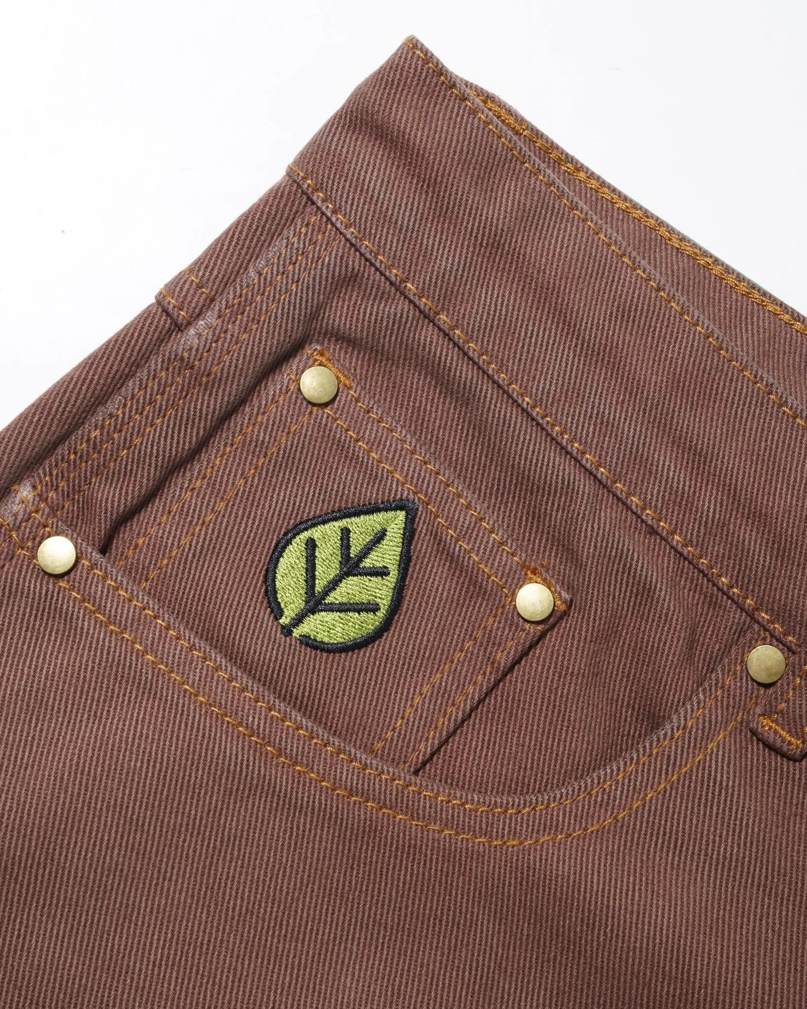 Weathergear Heavyweight Denim Pants - Brown